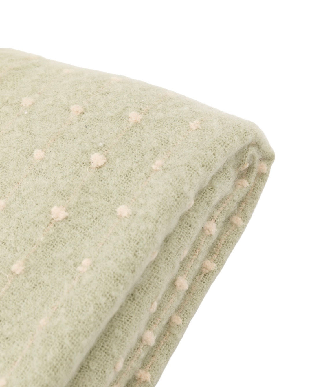Dottie Faux Mohair Throw Sage