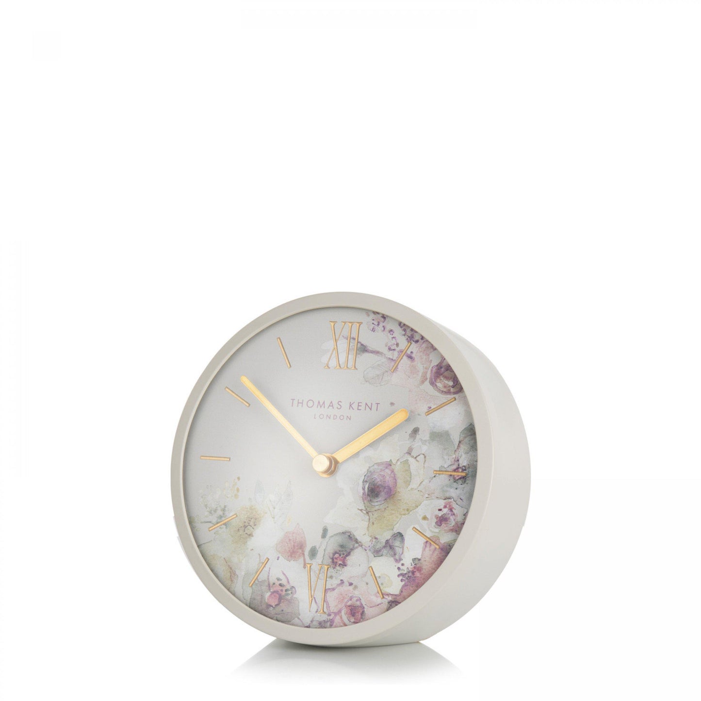 5" Thomas Kent Crofter Mantel Clock Light Grey