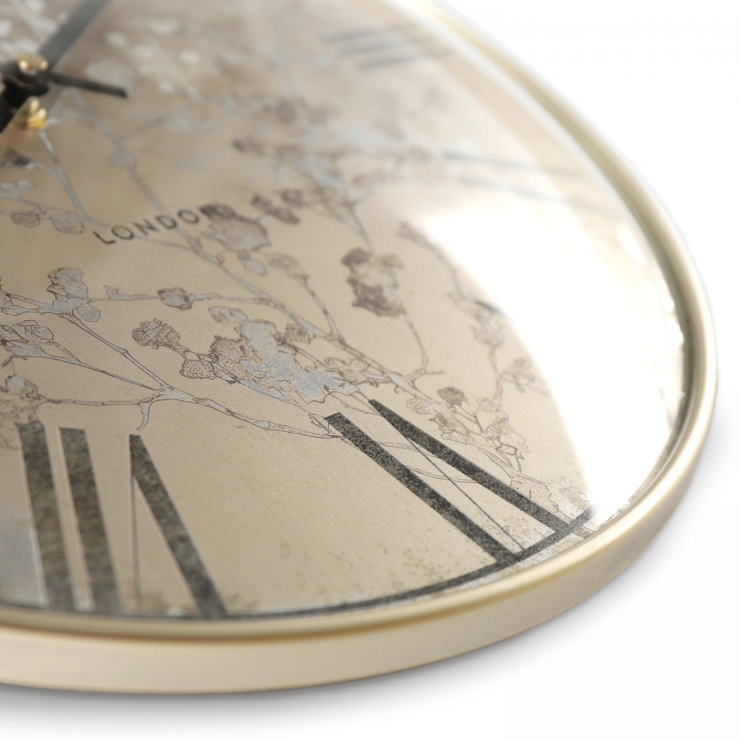 14" Thomas Kent Roma Wall Clock Gold