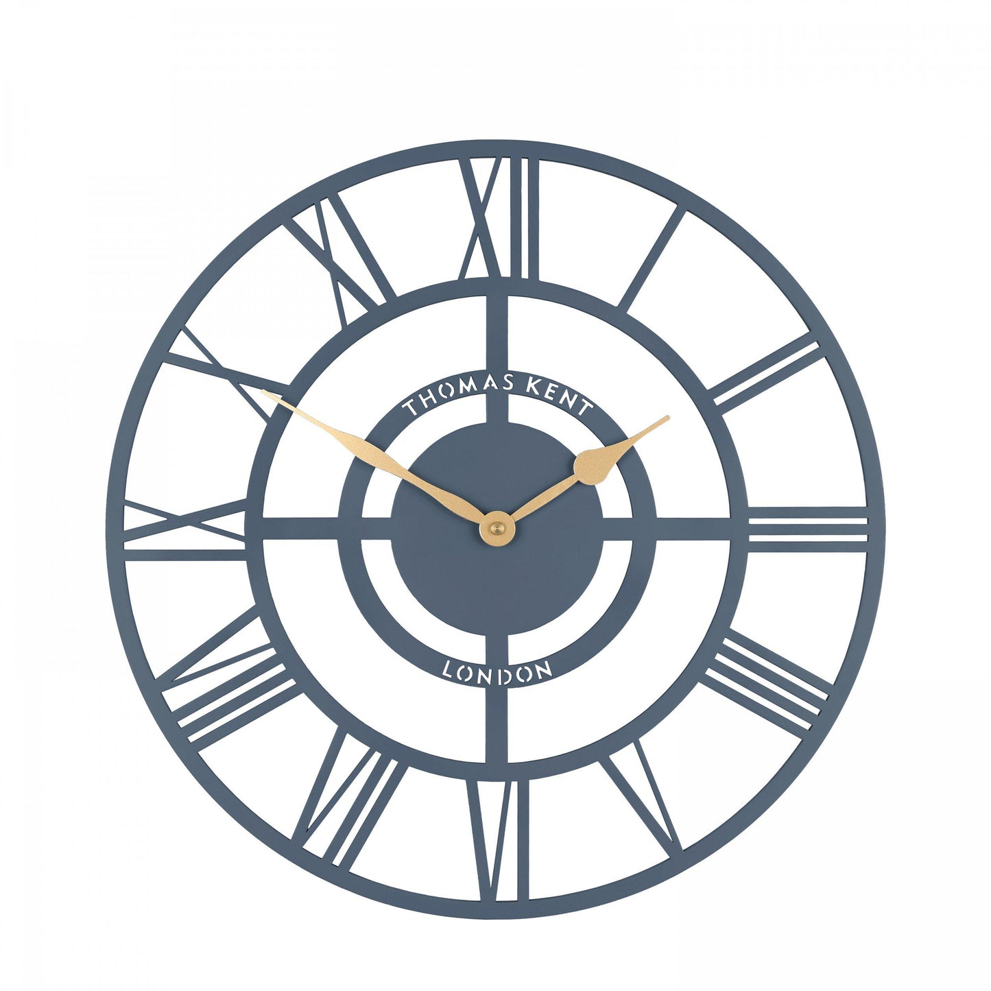 16" Thomas Kent Bright Star Wall Clock Deep Sea