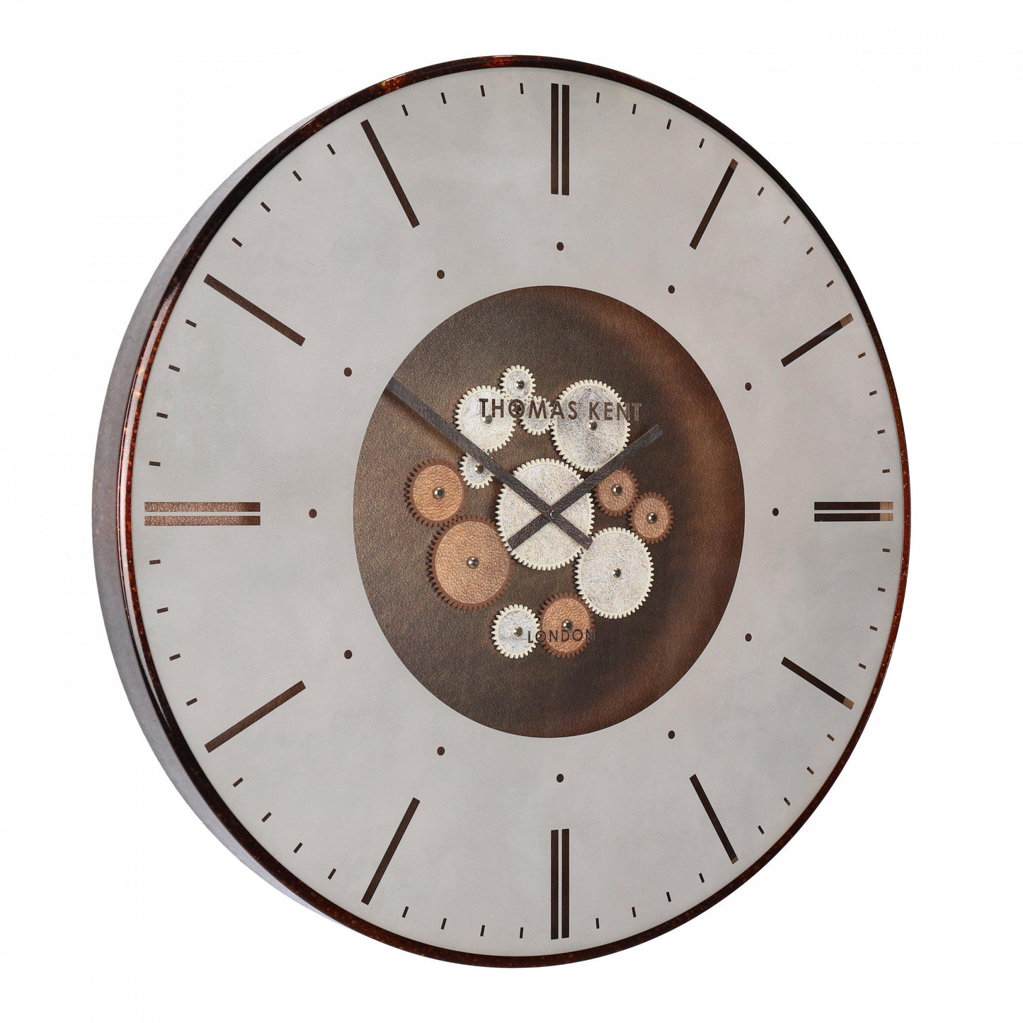 30" Thomas Kent Locksmith Grand Cog Clock Bronze