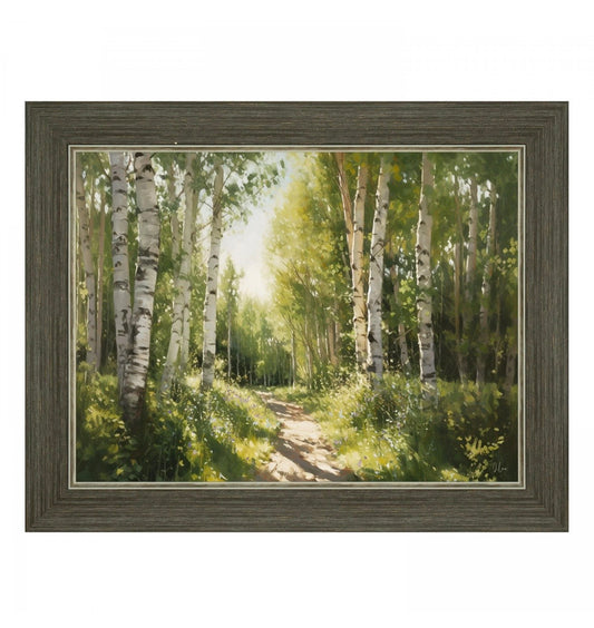 Dream in Green Framed Canvas