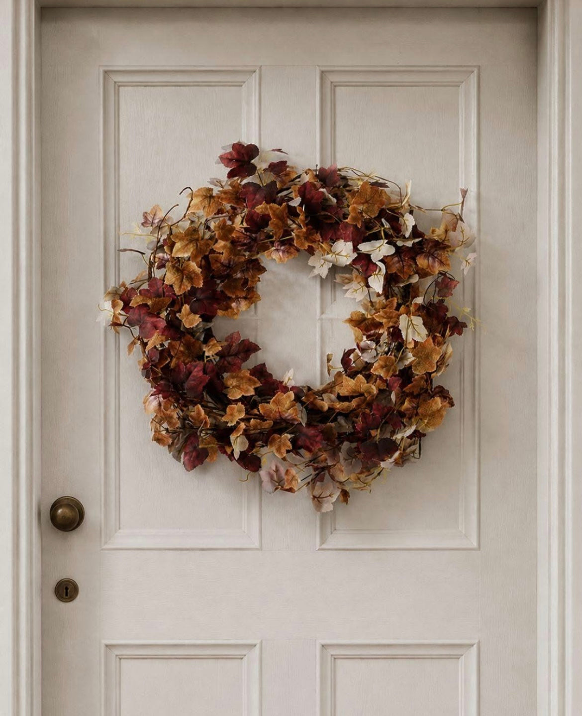 Rustic Autumn Leaf Wreath