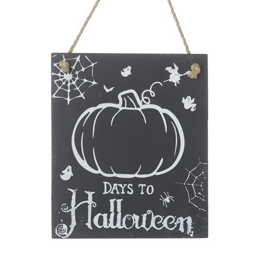 Days to Halloween chalk board