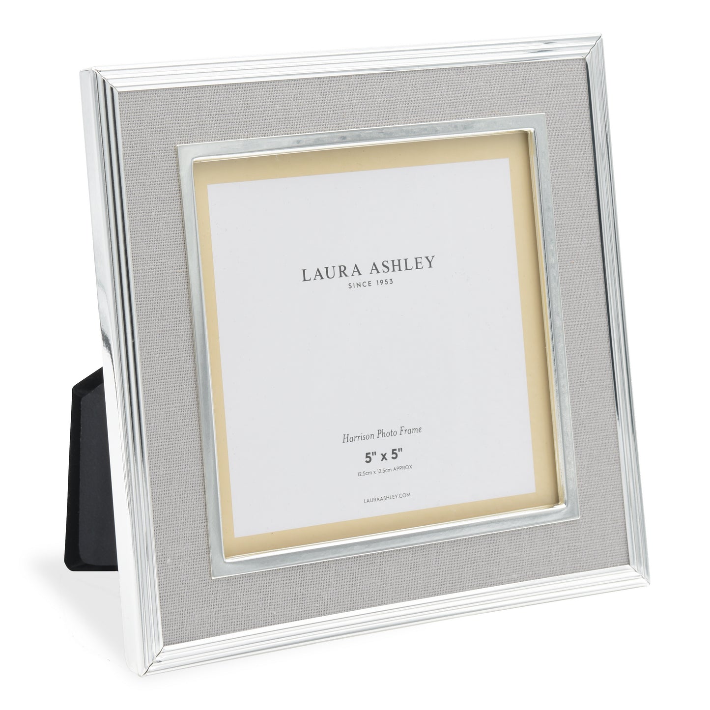 Laura Ashley Harrison Photo Frame Charcoal 5 x5"