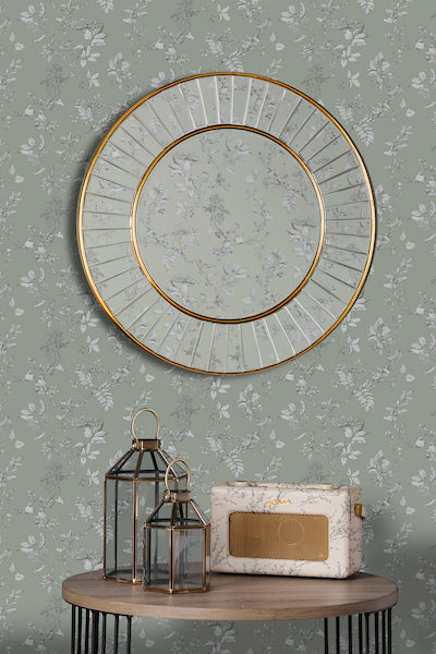 Clemence Small Round Mirror