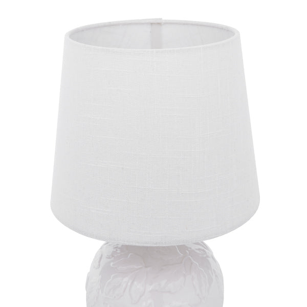 Laura Ashley Redhall Table Lamp White Ceramic