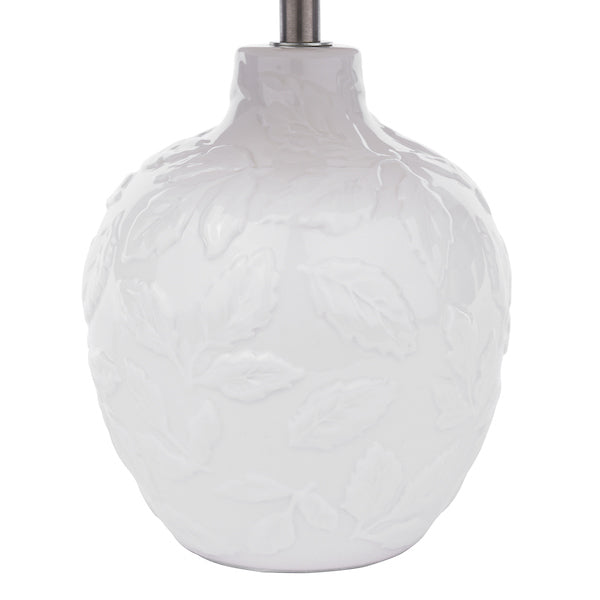 Laura Ashley Redhall Table Lamp White Ceramic