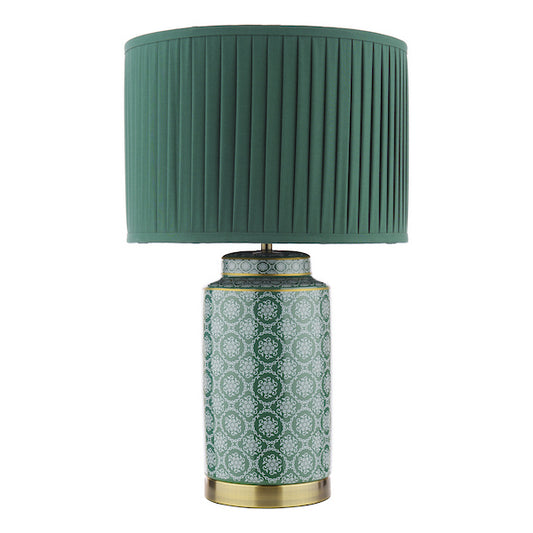 Knipton Table Lamp Green