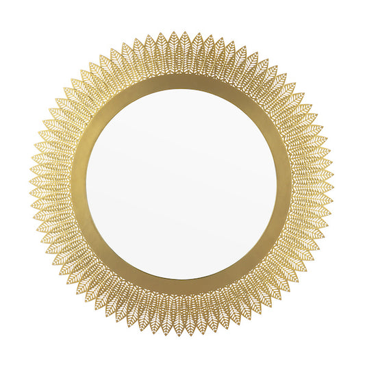 Rushden Mirror Gold 60cm