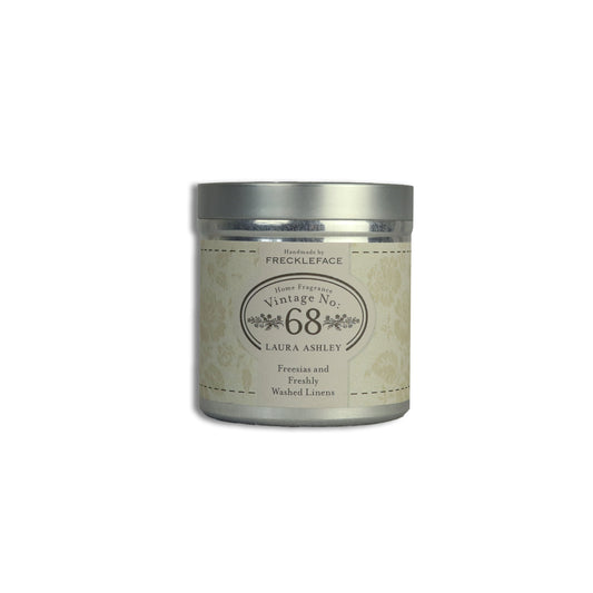 Laura Ashley Tin Candle No 68 Freesias and Freshly Washed Linens