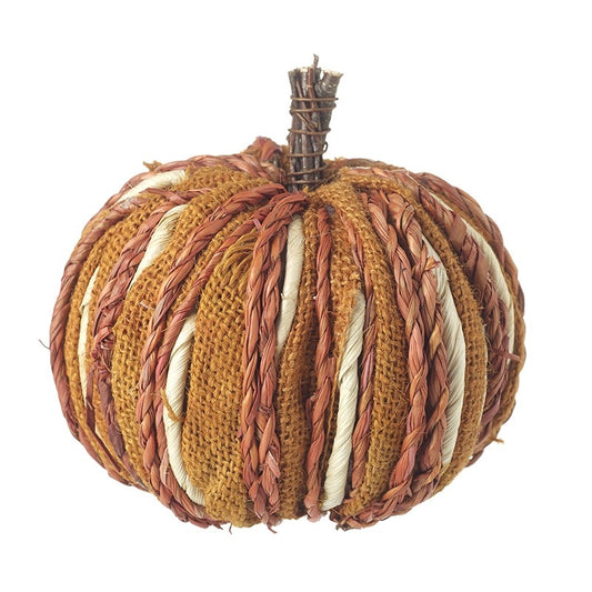Orange plaited pumpkin