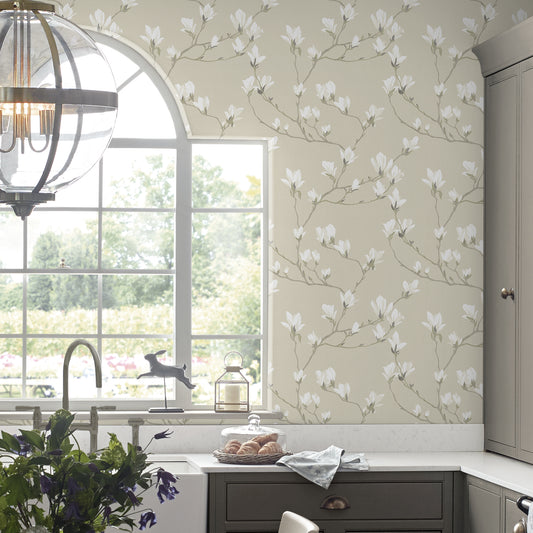 Laura Ashley Magnolia Grove Wallpaper