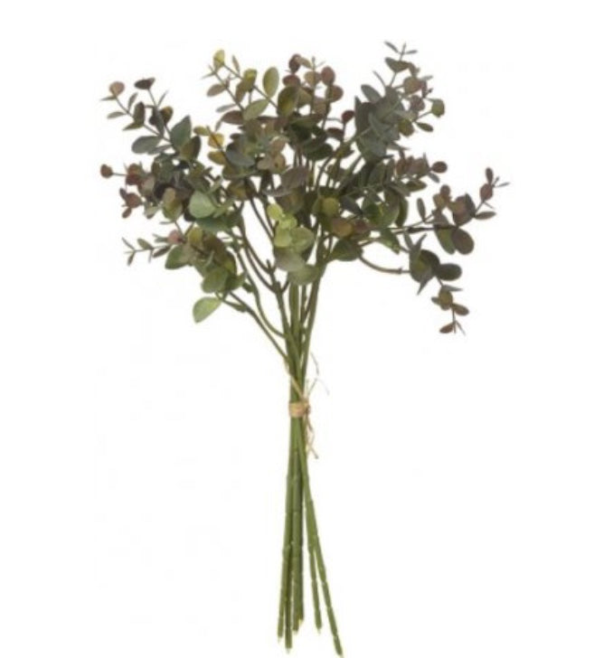 Faux eucalyptus posy