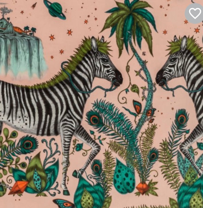 Emma J Shipley Lost world velvet fabric.