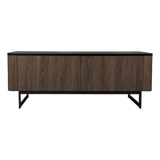 Myron Low Cabinet Mocha & Matt Black