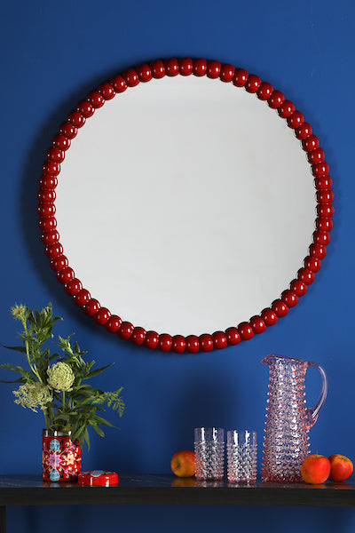 Bobbin Round Mirror