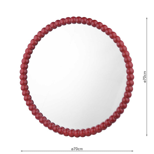 Bobbin Round Mirror