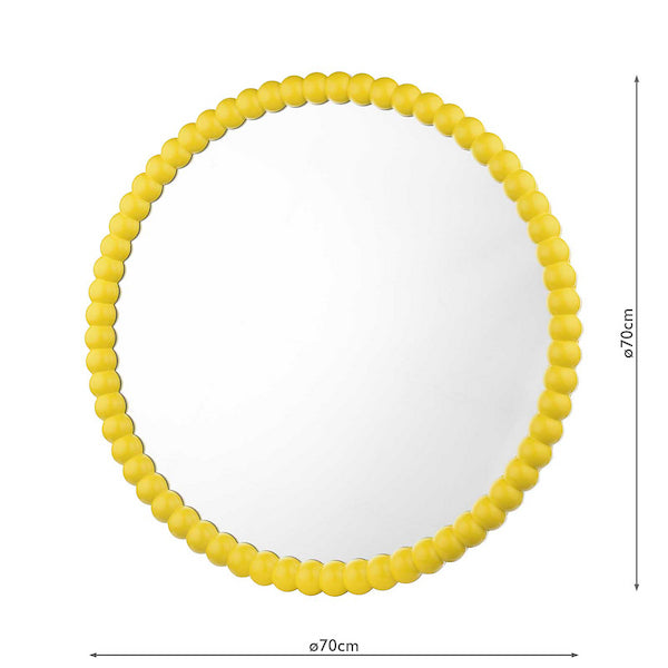 Bobbin Round Mirror