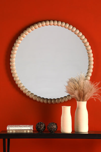 Bobbin Round Mirror