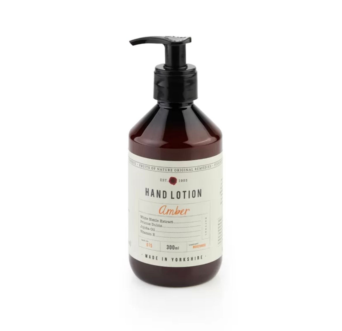 Amber hand lotion