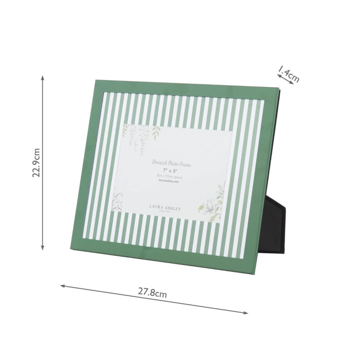 Denwick 7" x 5" Photo Frame Green