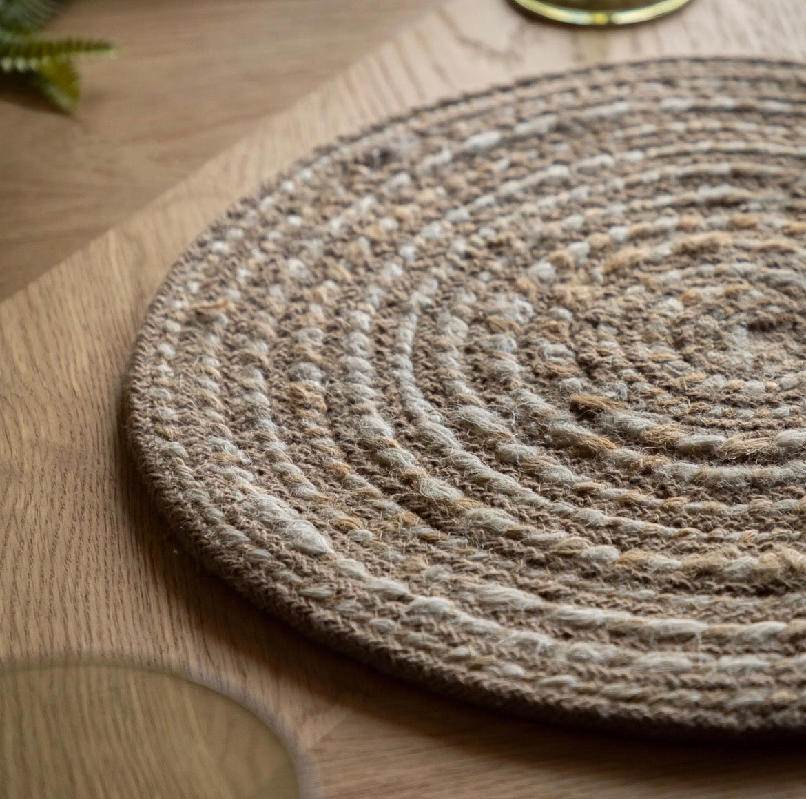 Woven Round Placemat 4pk