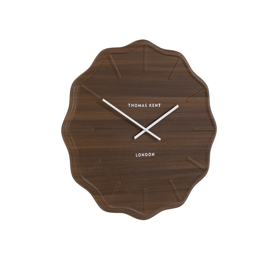 Harley Wall Clock Dark Cedar