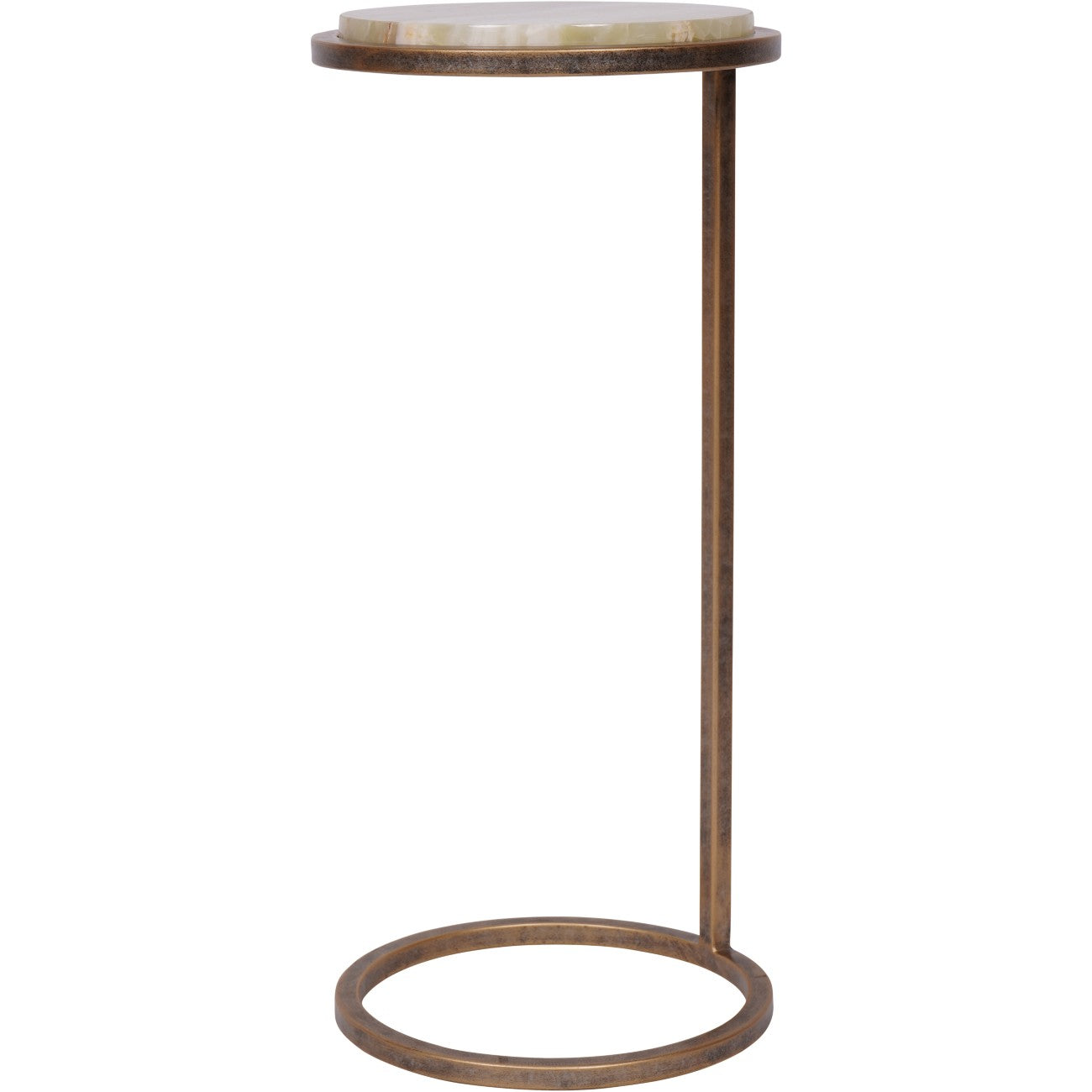 Iota Accent Table Green Onxy
