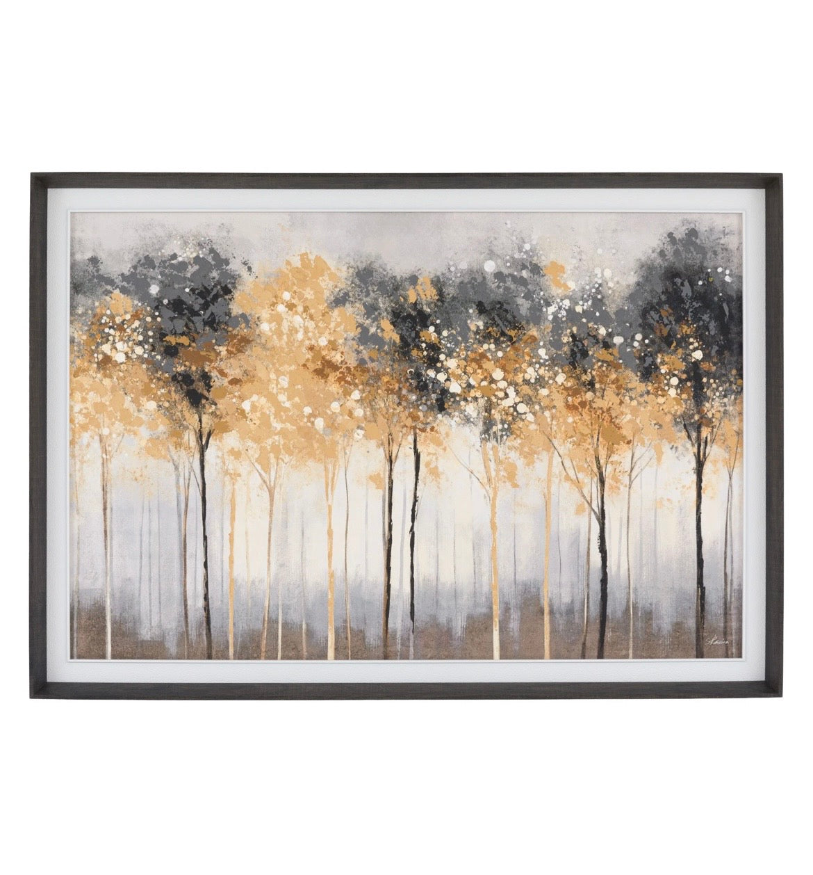 Glisten Framed Canvas