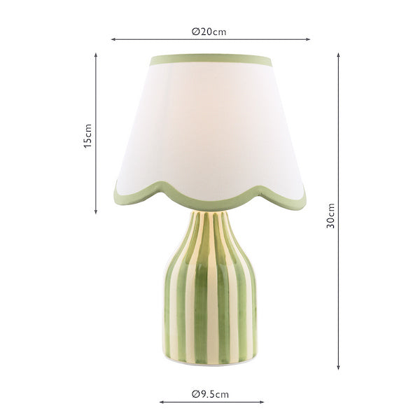 Aimee Table Lamp Twin Pack Taupe