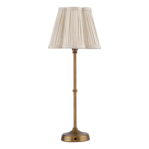 Dahl Rechargable Table Lamp Antique Bronze