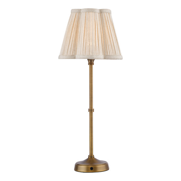 Dahl Rechargable Table Lamp Antique Bronze