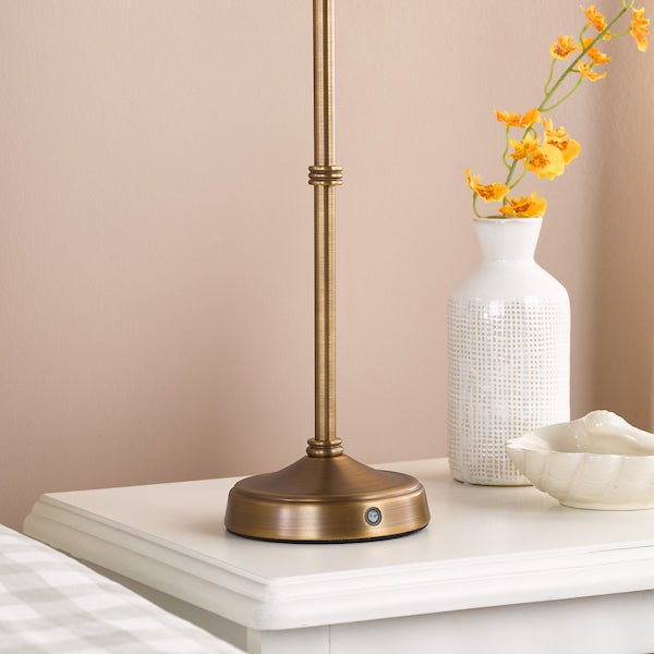 Dahl Rechargable Table Lamp Antique Bronze