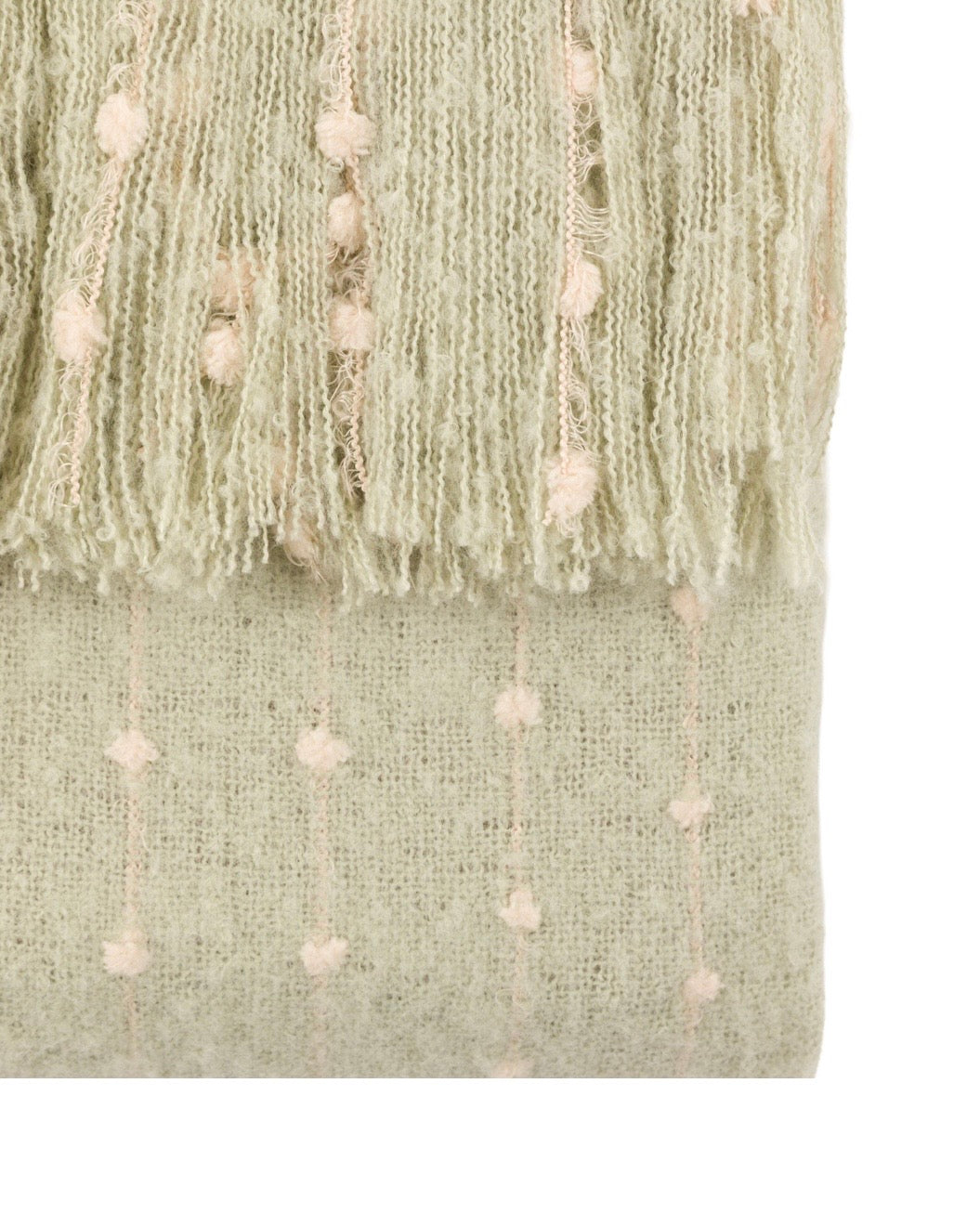 Dottie Faux Mohair Throw Sage