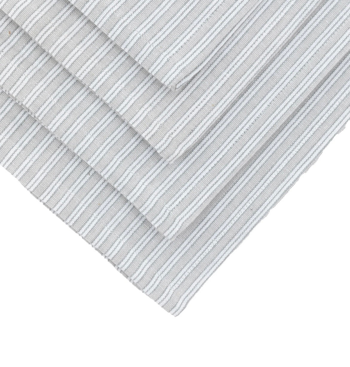 Woven Striped Napkin Grey 4pk