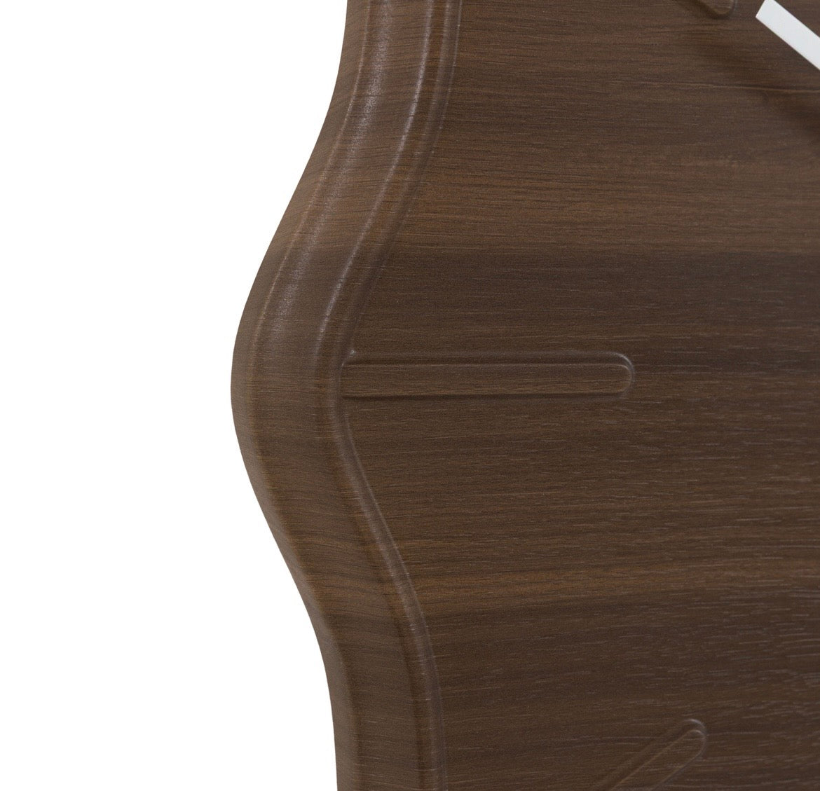 Harley Wall Clock Dark Cedar