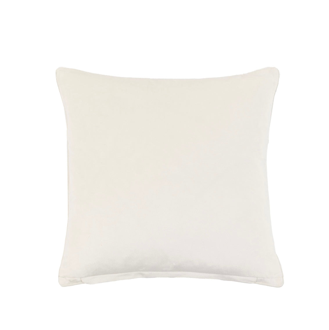 Autumn Leaf Chenille Cushion Cream