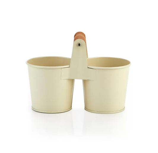 Kitchen Garden twin plant pot