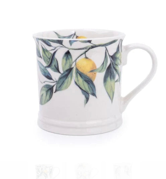 Mediterranean lemons mug