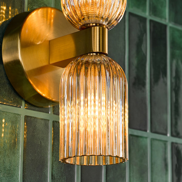 Hilaria 2 Light Bathroom Wall Light