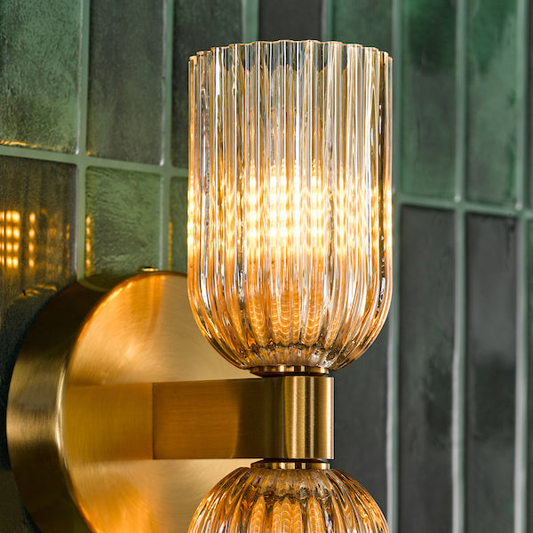 Hilaria 2 Light Bathroom Wall Light
