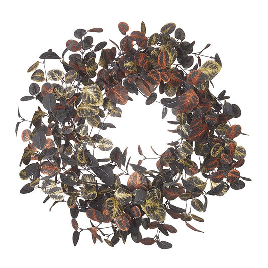 Dark Foliage Autumn Wreath