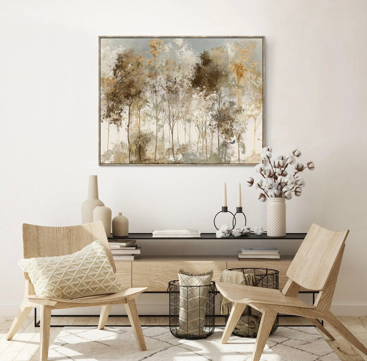 Copper Frost Wall Art