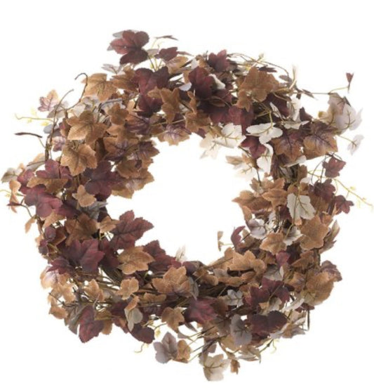 Rustic Autumn Leaf Wreath