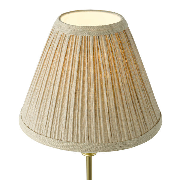 Judy Table Lamp Satin Gold With Shade