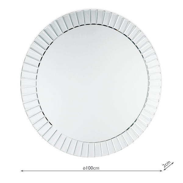 Capri Large Round Mirror