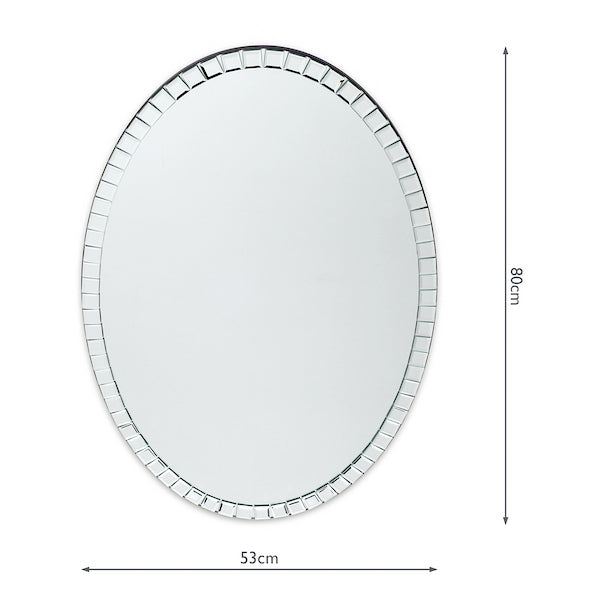 Marcella Oval Mirror