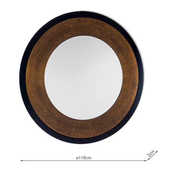 Cara Large Round Mirror