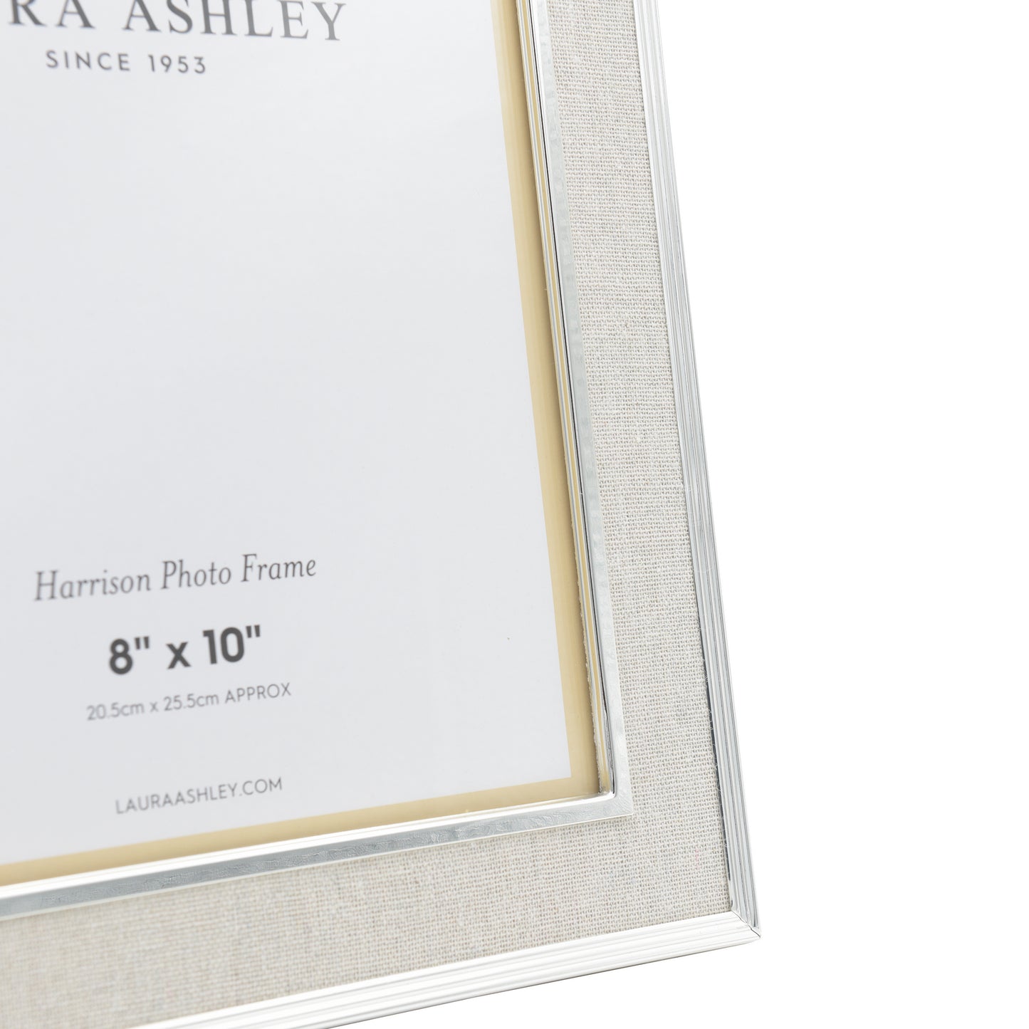 Laura Ashley Harrison Photo Frame Linen  8 x 10"
